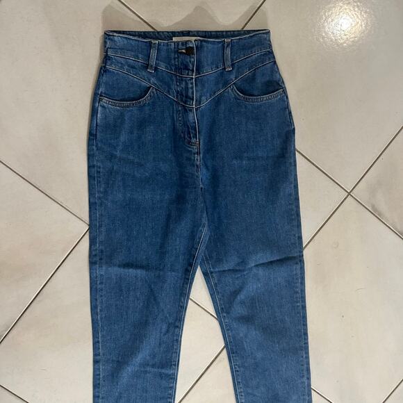 BA&SH Leo Straight-Leg High-Rise Jeans Size 26 or 4 - Picture 3 of 10